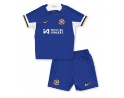 Chelsea babykläder Hemmatröja barn 2023-24 Korta ärmar (+ Korta byxor)
